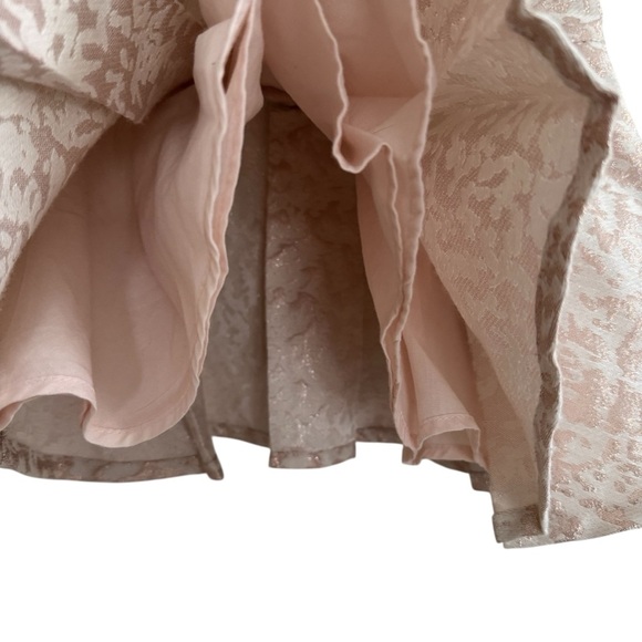 PL Kids Cream Rose Gold Holiday Christmas Dress Short Sleeve Girls Size 5 - Picture 2 of 6